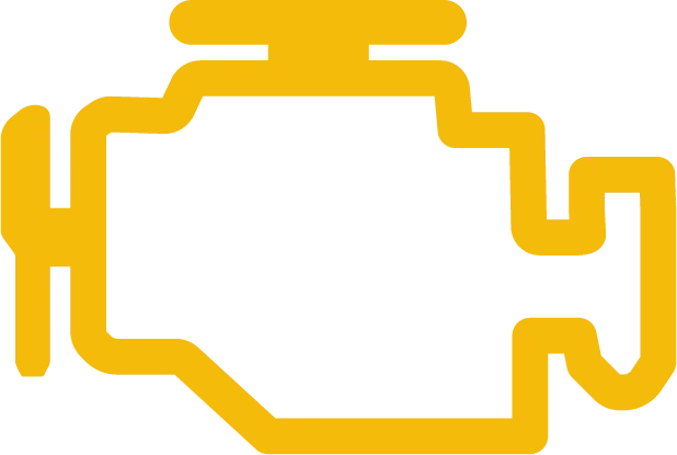 Yellow Engine Warning Light